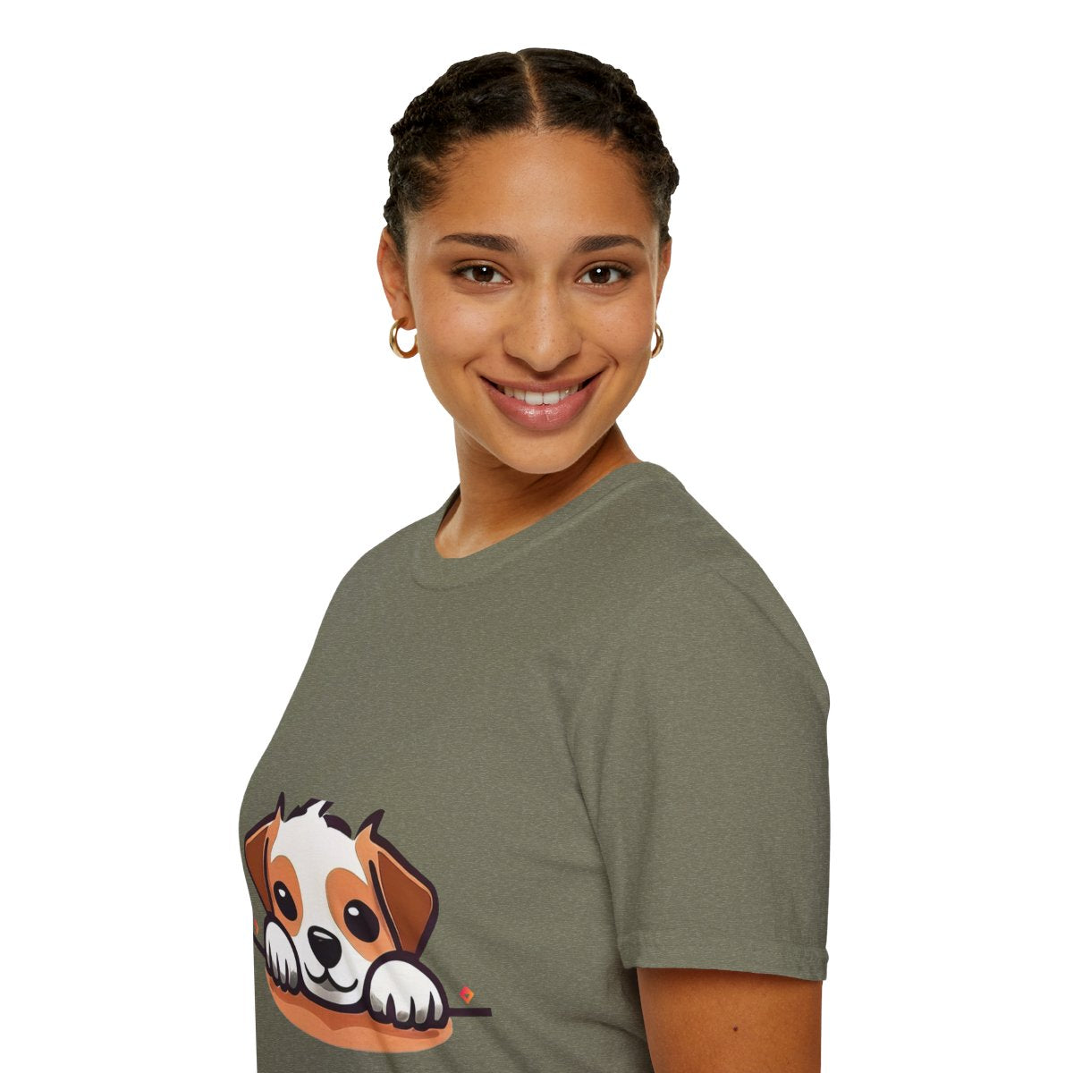 Cute Jack Russell Terrier Dog T-Shirt | Soft Cotton Tee for Dog Lovers