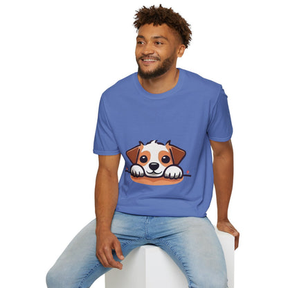 Cute Jack Russell Terrier Dog T-Shirt | Soft Cotton Tee for Dog Lovers
