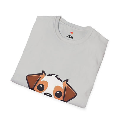 Cute Jack Russell Terrier Dog T-Shirt | Soft Cotton Tee for Dog Lovers