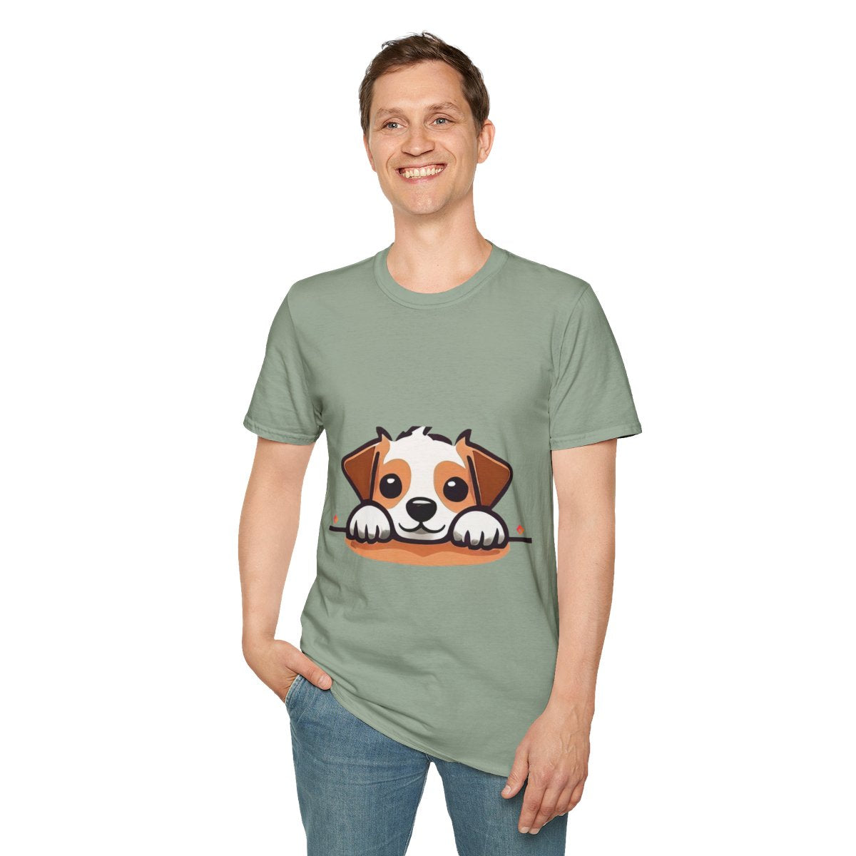 Cute Jack Russell Terrier Dog T-Shirt | Soft Cotton Tee for Dog Lovers