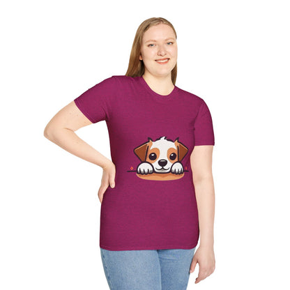 Cute Jack Russell Terrier Dog T-Shirt | Soft Cotton Tee for Dog Lovers