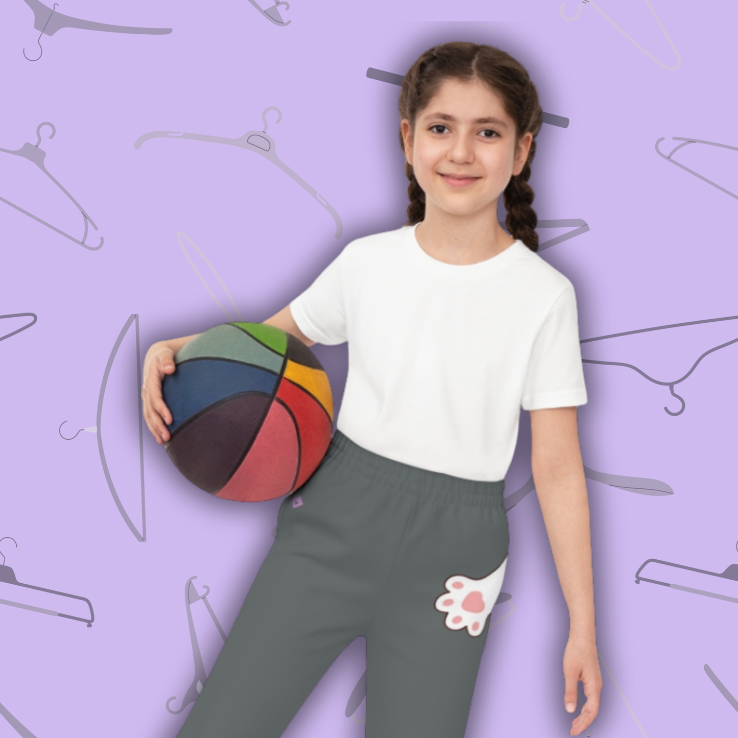 Youth Joggers | Kitten Paw Edition