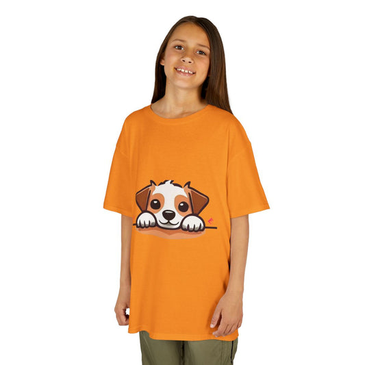 Kids’ T-Shirt – Peek-a-Pup Jack Russell – Cute Dog Lover Shirt