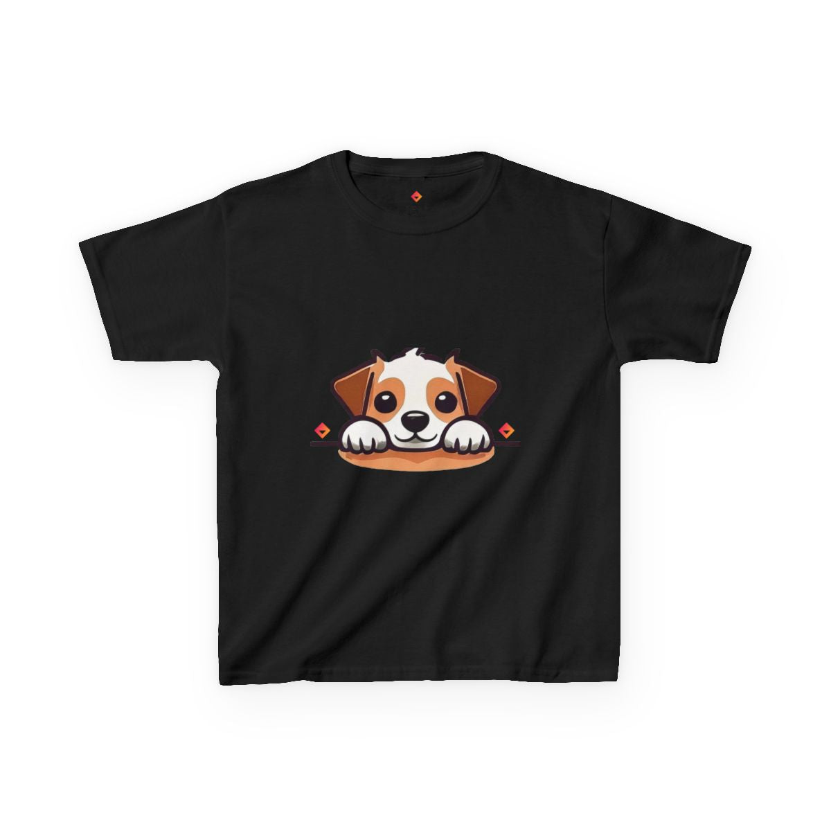 Kids’ T-Shirt – Peek-a-Pup Jack Russell – Cute Dog Lover Shirt