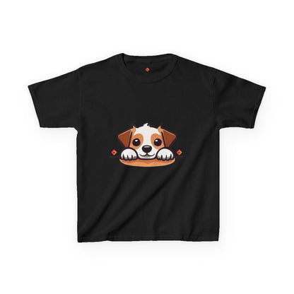 Kids’ T-Shirt – Peek-a-Pup Jack Russell – Cute Dog Lover Shirt
