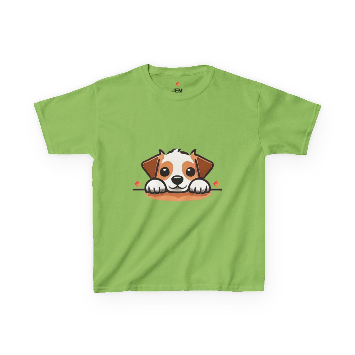 Kids’ T-Shirt – Peek-a-Pup Jack Russell – Cute Dog Lover Shirt