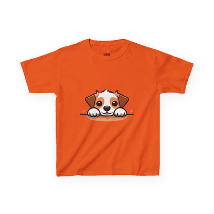 Kids’ T-Shirt – Peek-a-Pup Jack Russell – Cute Dog Lover Shirt
