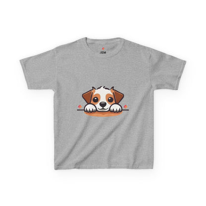 Kids’ T-Shirt – Peek-a-Pup Jack Russell – Cute Dog Lover Shirt