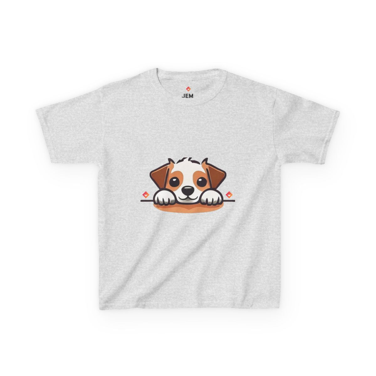 Kids’ T-Shirt – Peek-a-Pup Jack Russell – Cute Dog Lover Shirt