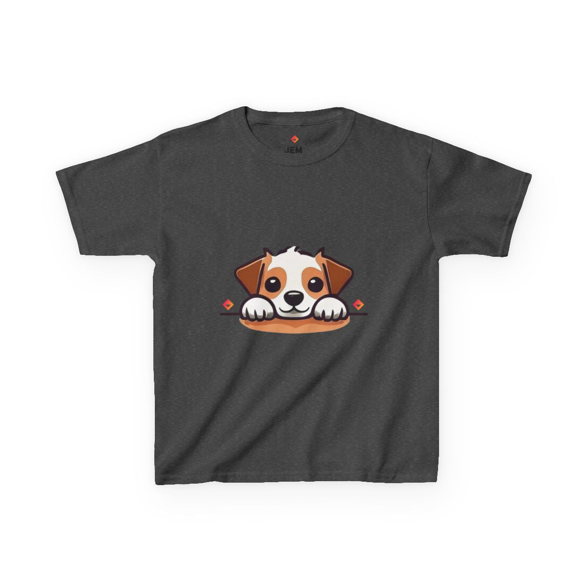 Kids’ T-Shirt – Peek-a-Pup Jack Russell – Cute Dog Lover Shirt