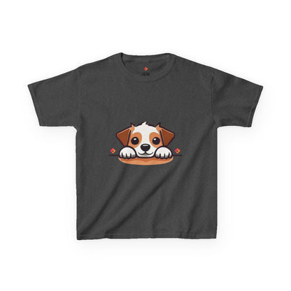 Kids’ T-Shirt – Peek-a-Pup Jack Russell – Cute Dog Lover Shirt