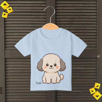 Toddler Tee, Cute Puppy Dog Print T Shirt, Kids Cotton Top, Adorable Pet Lover Outfit, Birthday Gift, Playdate Apparel