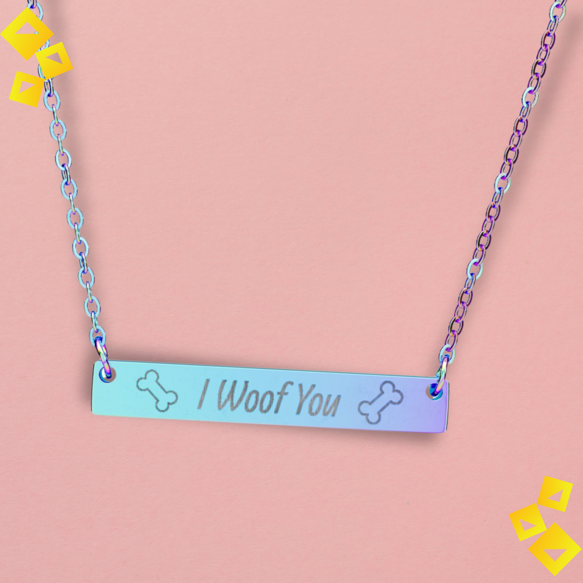 Horizontal Bar Necklace - 