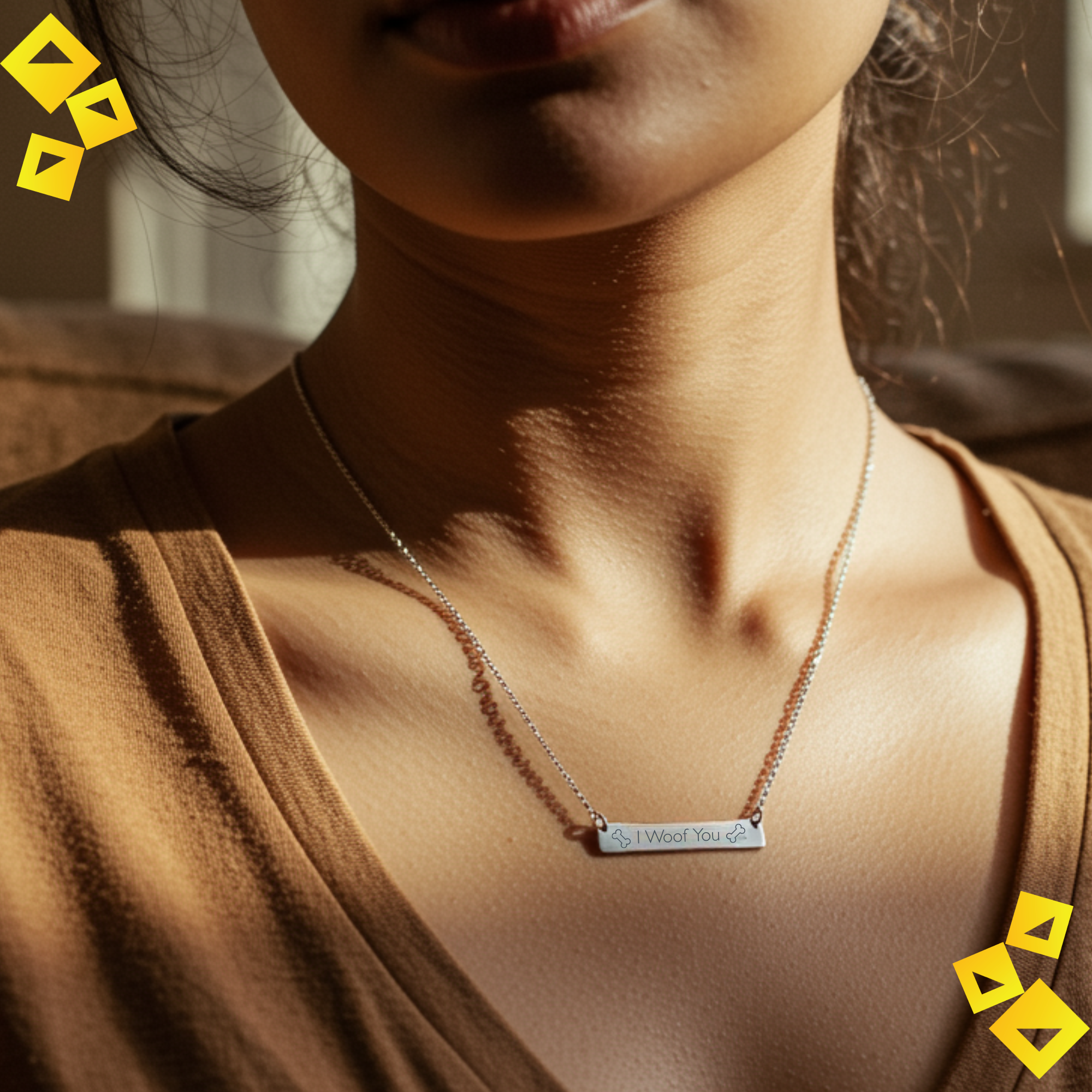 Horizontal Bar Necklace - 