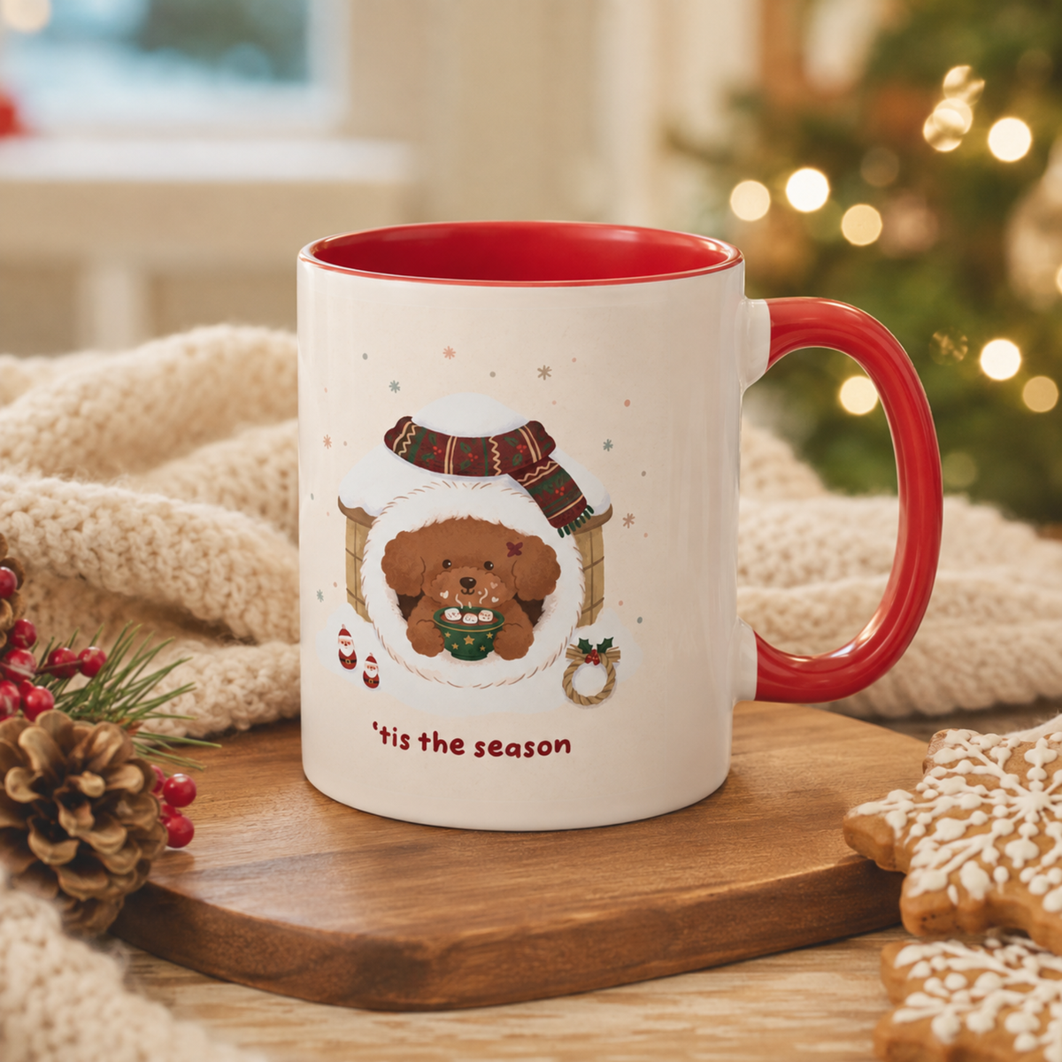 Let It Snow Pup holiday mug | Coffee Mug