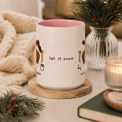Let It Snow Pup holiday mug | Coffee Mug