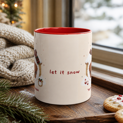 Let It Snow Pup holiday mug | Coffee Mug