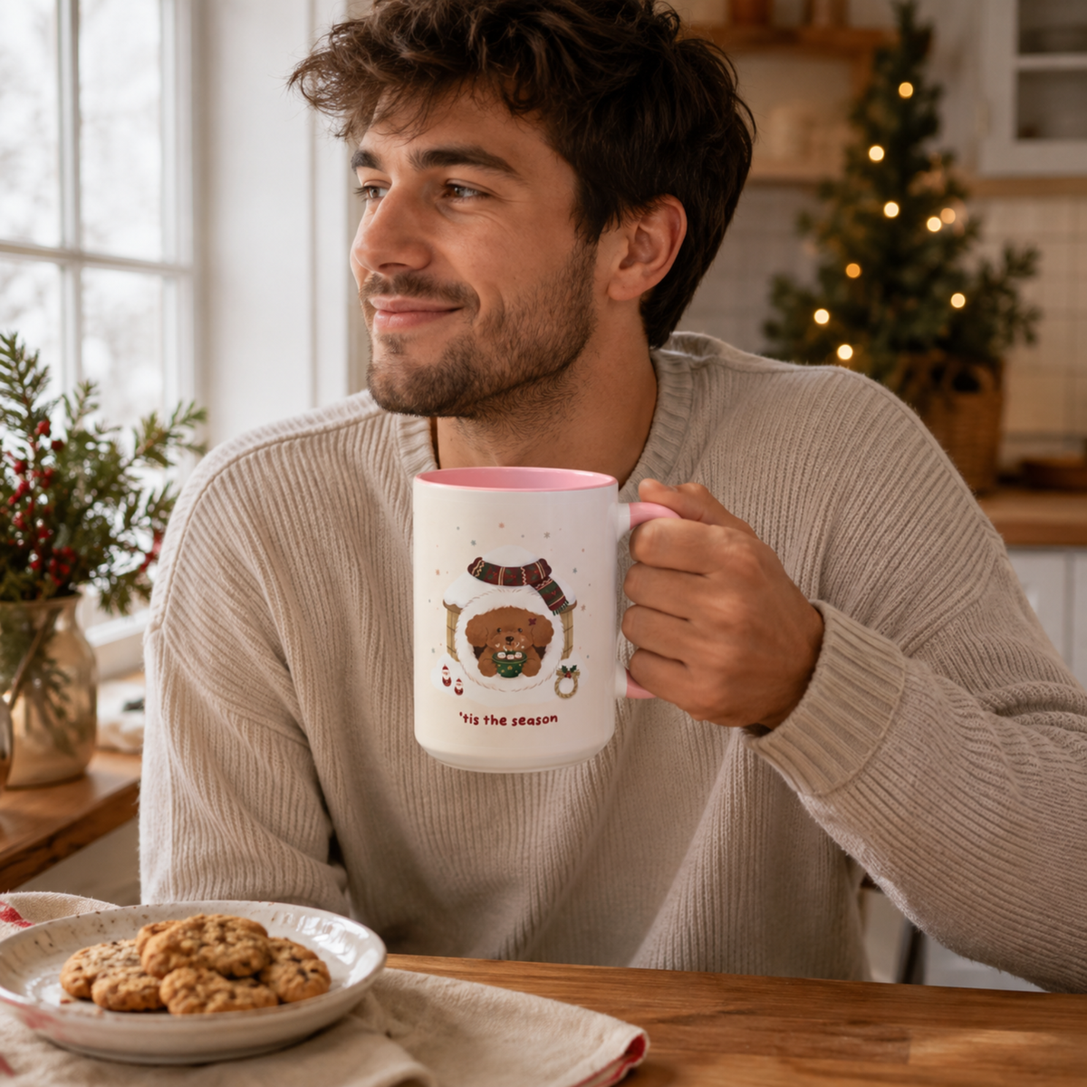 Let It Snow Pup holiday mug | Coffee Mug