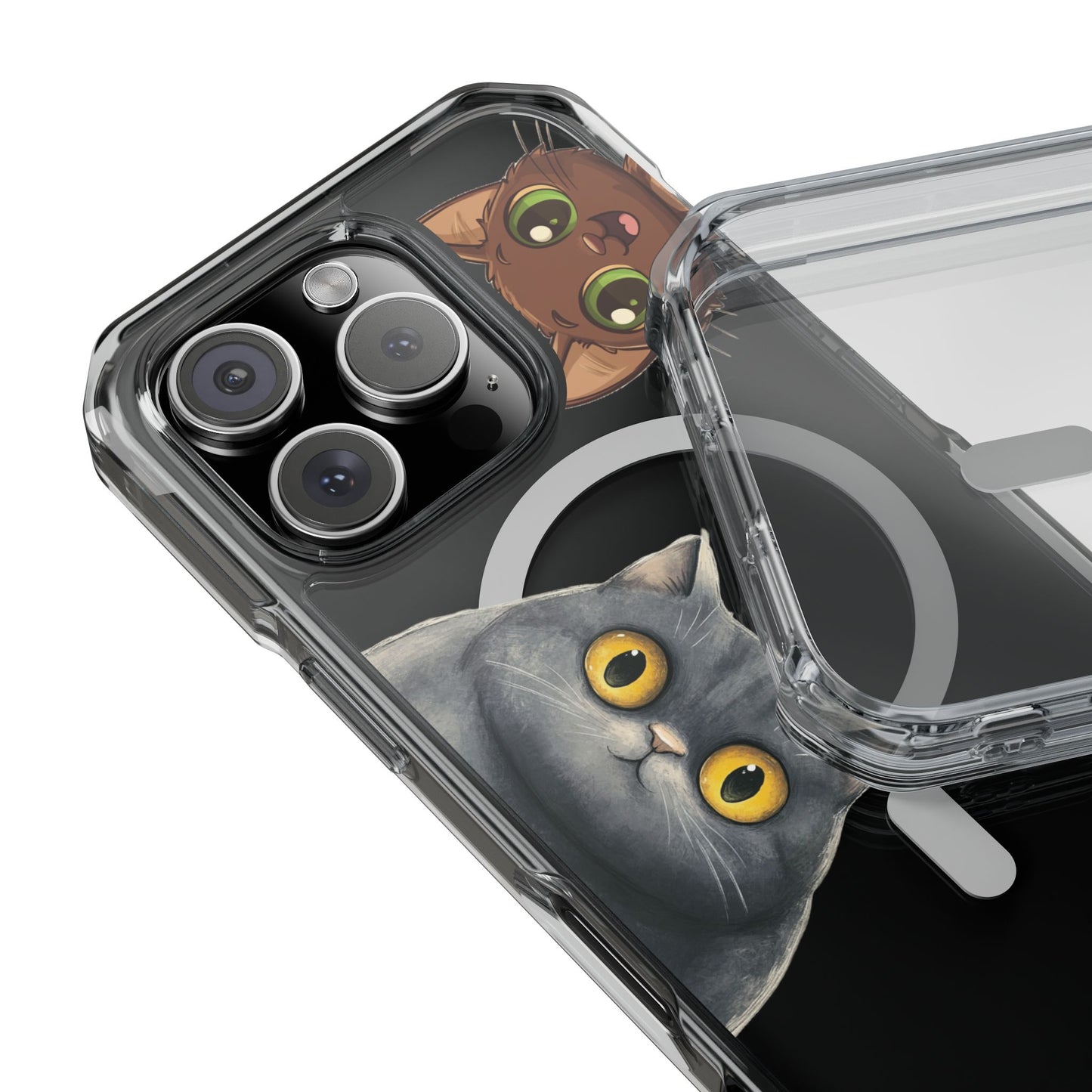 Peek-a-Cat Impact Case | MagSafe® Cute Kitty Design