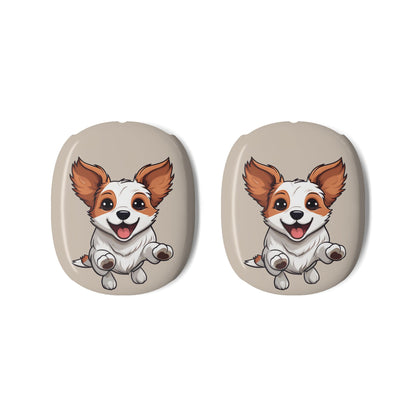 Playful Jack Russell AirPods Max Shell Case, Cute Dog Accessory, Pet Lover Gift, Protective Cover, Fun Tech Case, Unique Design - Woof Woof