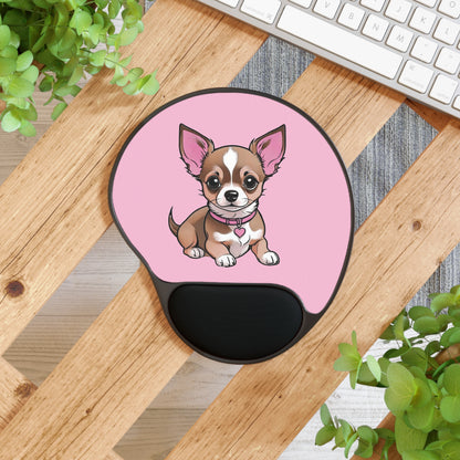 Click in Comfort & Cuteness  | Chihuahua Ergonomic Mouse Pad