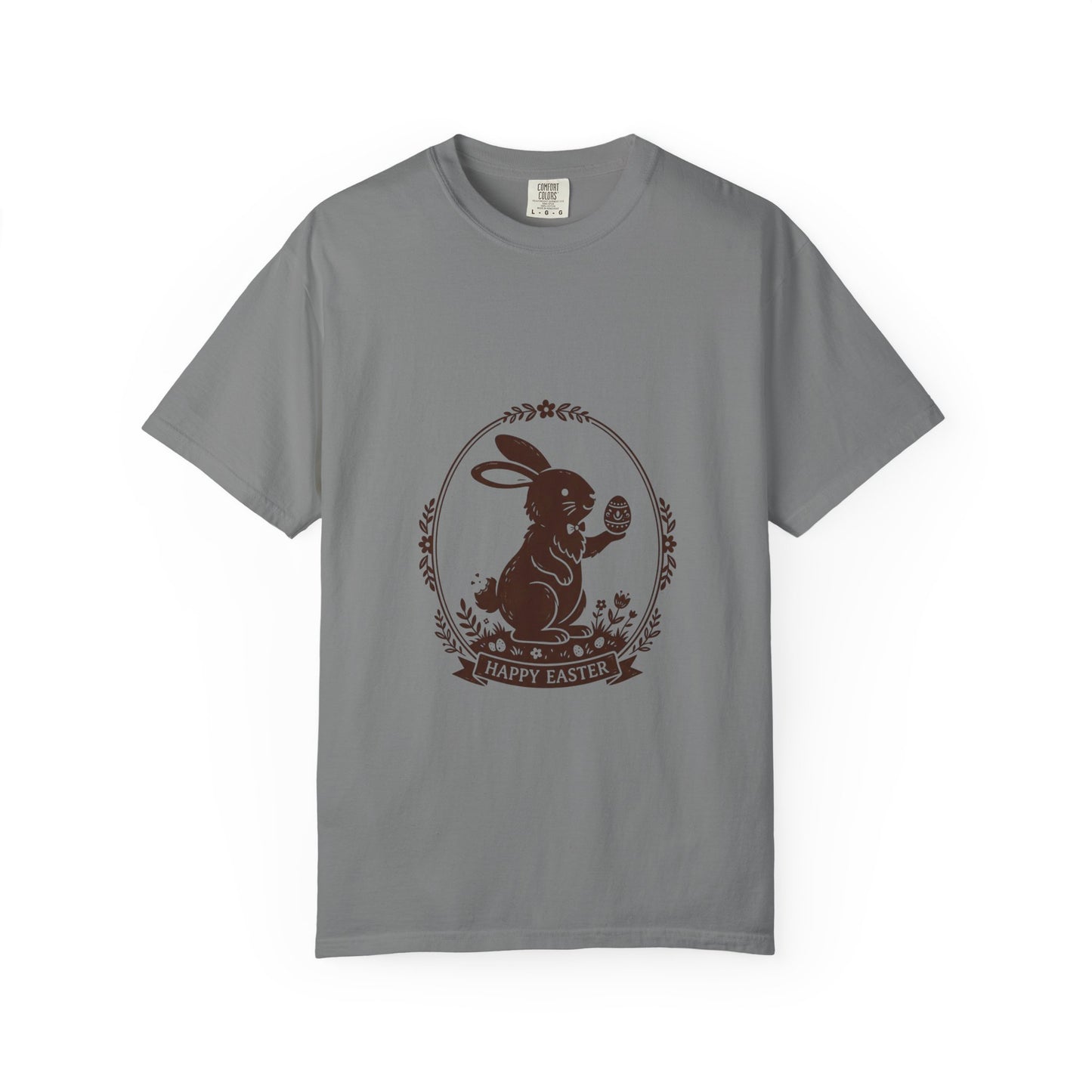 Easter Bunny Holding Egg T-Shirt | Happy Easter Graphic Tee