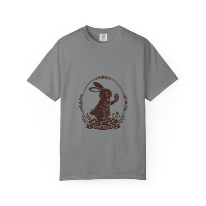 Easter Bunny Holding Egg T-Shirt | Happy Easter Graphic Tee