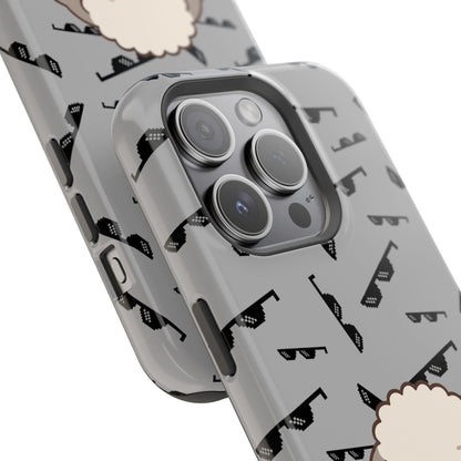 Cute Dog Magnetic Phone Case | Pet Lover Gift | Stylish Tough Cover | Cartoon Dog Print | MagSafe Compatible | Fun Phone Accessory