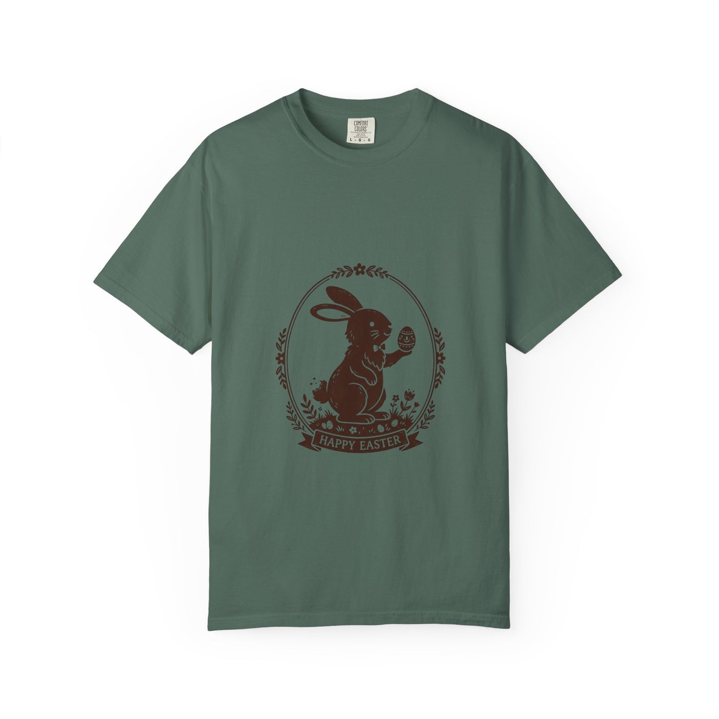 Easter Bunny Holding Egg T-Shirt | Happy Easter Graphic Tee