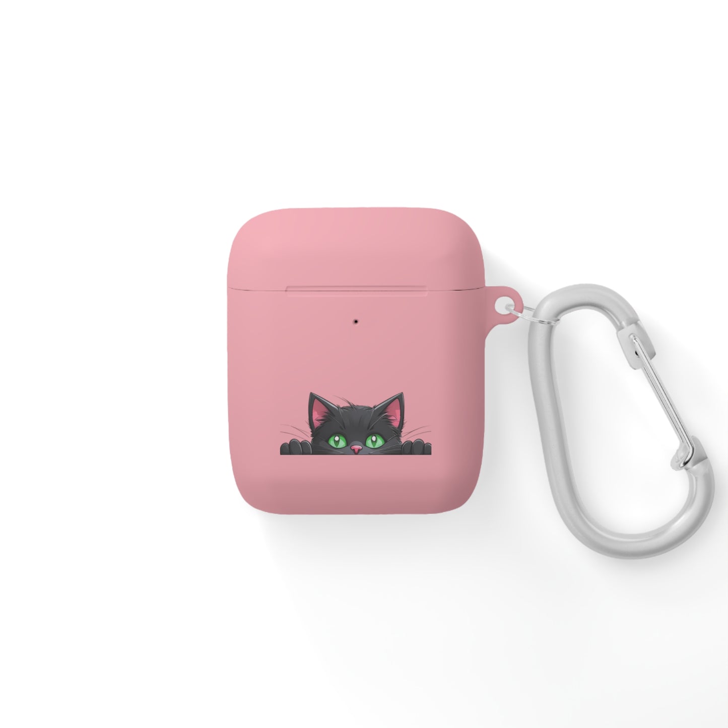 AirPods and AirPods Pro Case Cover - MEOW Cute Green Eyed Cat