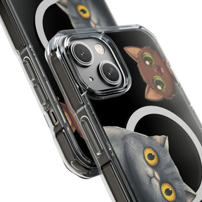 Peek-a-Cat Impact Case | MagSafe® Cute Kitty Design