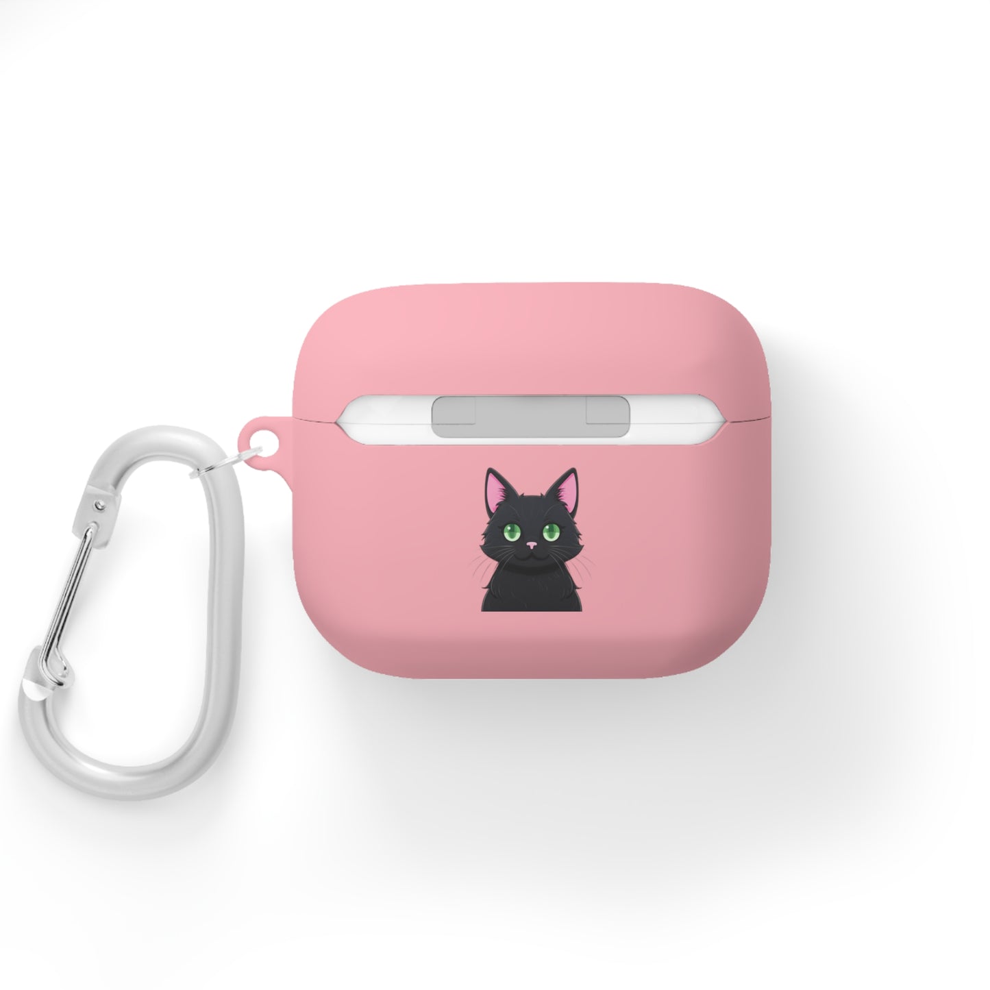 AirPods and AirPods Pro Case Cover - MEOW Cute Green Eyed Cat