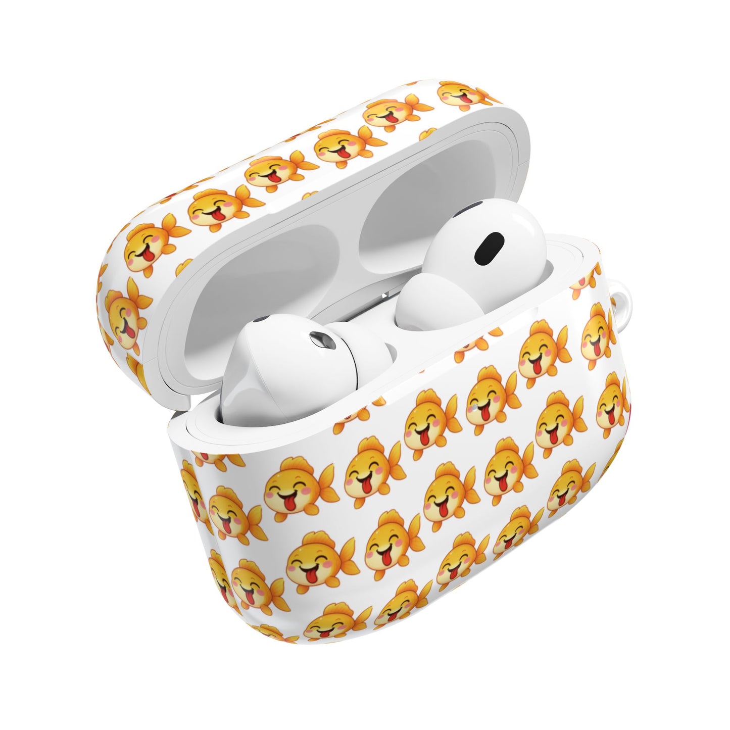 Cute Goldfish AirPods® Case | Protective Fish-Themed Cover for AirPods Pro, Gen 1 & 2 | Funny Orange Fish Pattern | Gift for Pet Lovers