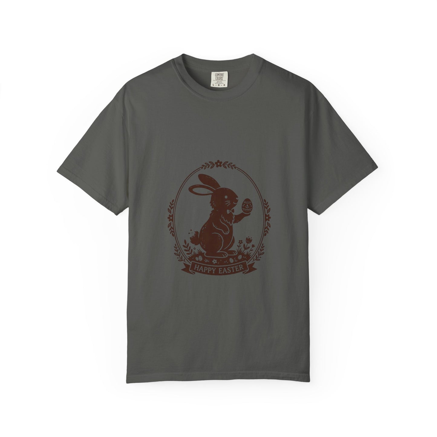 Easter Bunny Holding Egg T-Shirt | Happy Easter Graphic Tee