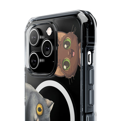 Peek-a-Cat Impact Case | MagSafe® Cute Kitty Design