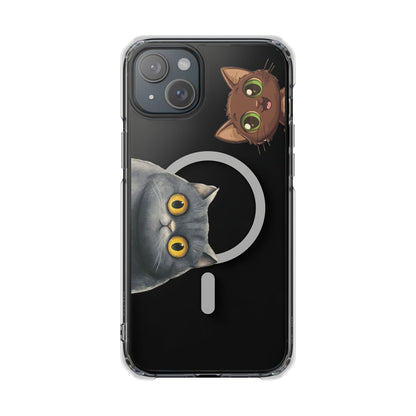 Peek-a-Cat Impact Case | MagSafe® Cute Kitty Design