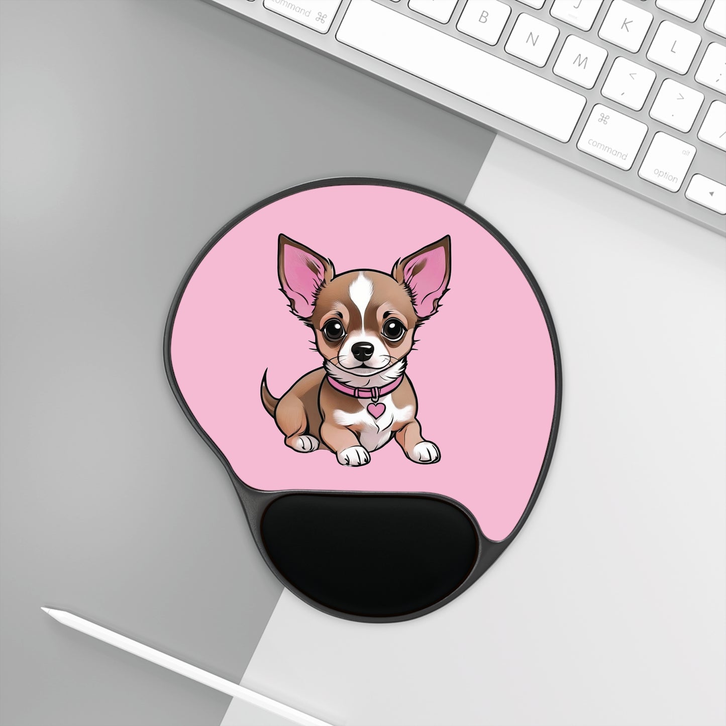 Click in Comfort & Cuteness  | Chihuahua Ergonomic Mouse Pad