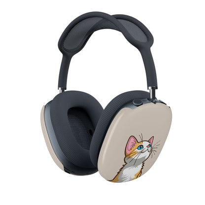 Cat-Themed AirPods Max Shell Case - Cute & Durable Protection