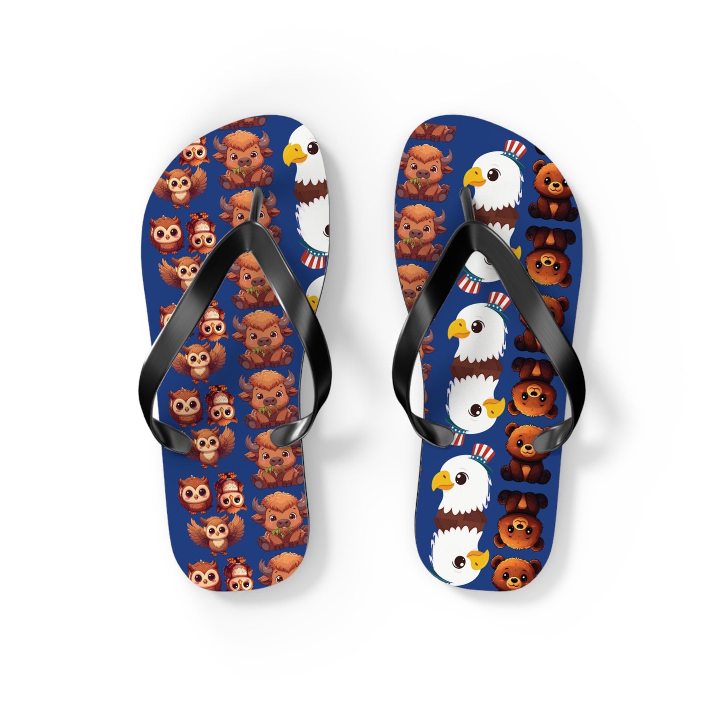 Flip Flops Cute Animal Print | Fun Summer Sandals for Beach Days, Poolside Chill, and Animal Lovers