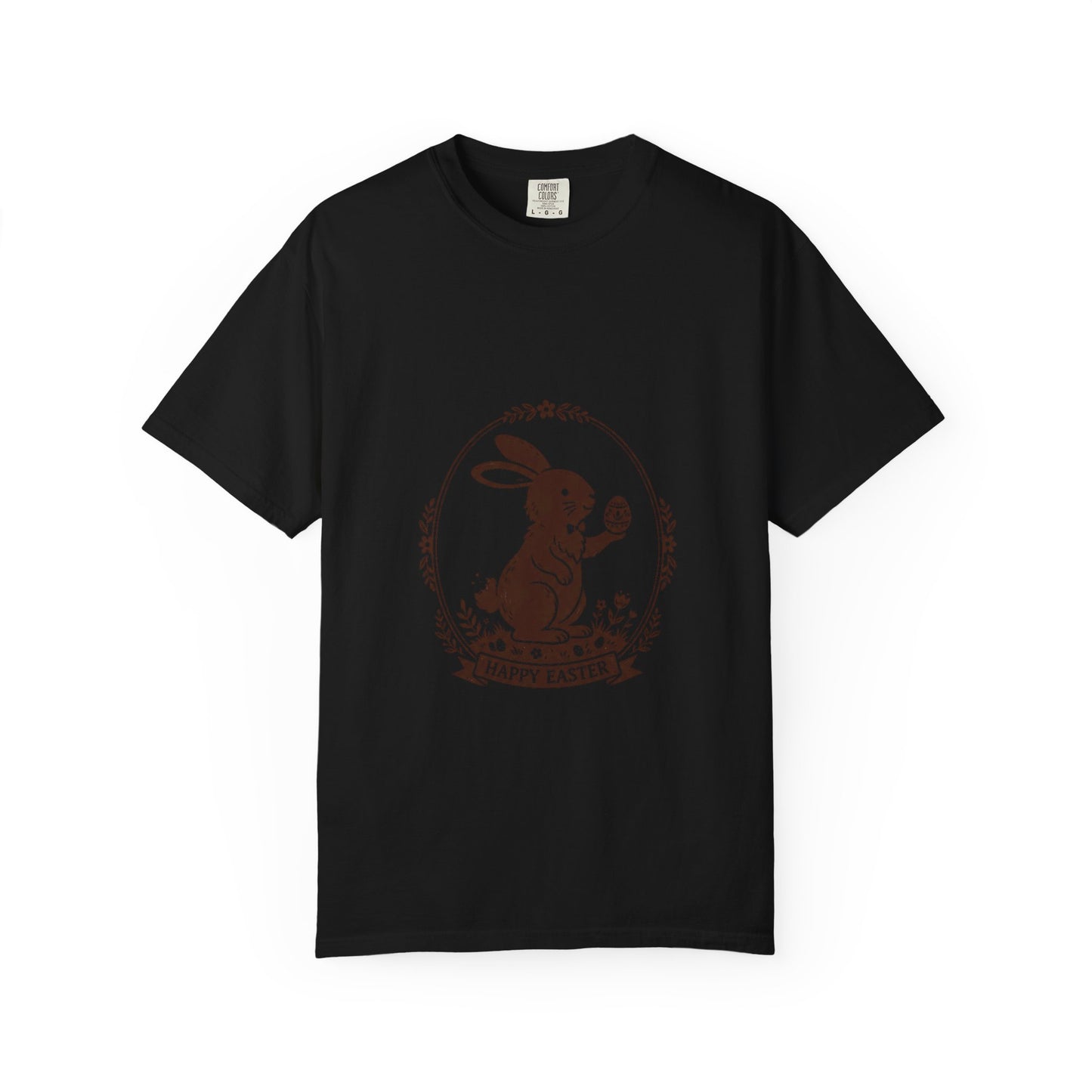 Easter Bunny Holding Egg T-Shirt | Happy Easter Graphic Tee
