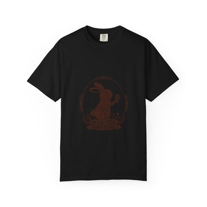 Easter Bunny Holding Egg T-Shirt | Happy Easter Graphic Tee