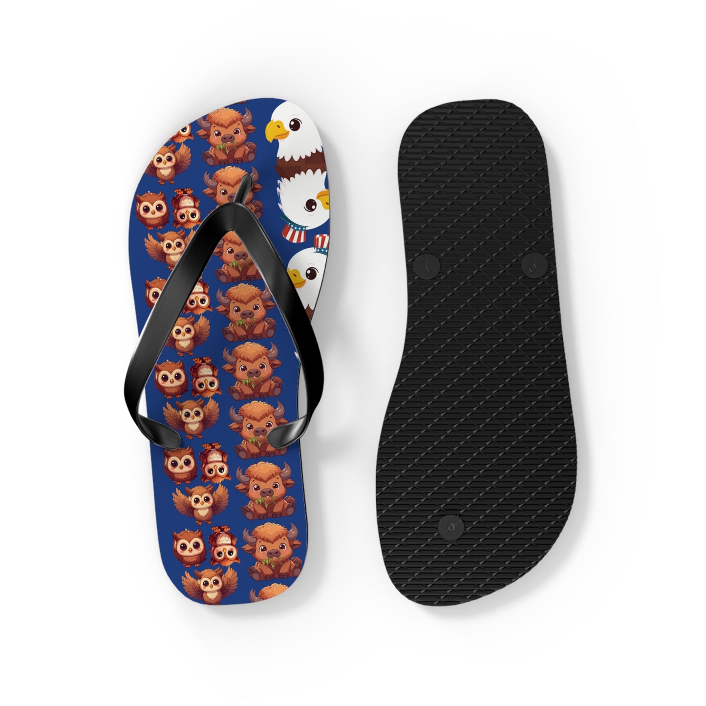 Flip Flops Cute Animal Print | Fun Summer Sandals for Beach Days, Poolside Chill, and Animal Lovers