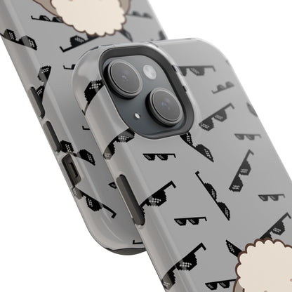 Cute Dog Magnetic Phone Case | Pet Lover Gift | Stylish Tough Cover | Cartoon Dog Print | MagSafe Compatible | Fun Phone Accessory