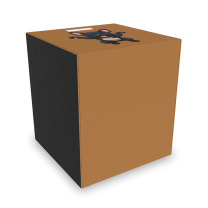Frenchie Fun Storage Box - Felt Organizer for Home or Office