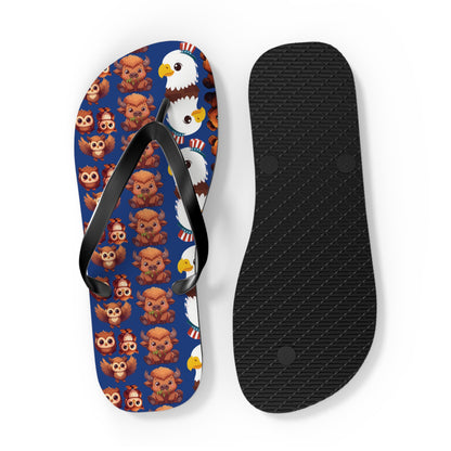 Flip Flops Cute Animal Print | Fun Summer Sandals for Beach Days, Poolside Chill, and Animal Lovers