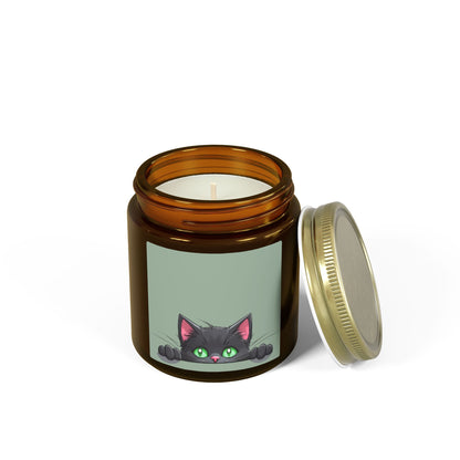 Purrfectly Cozy | Scented Candle with Black Cat Charm