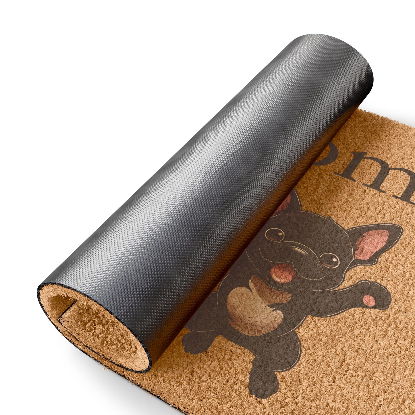 Doormat - Woofcome Funny Dogs Cute Puppies Spotted Dog Black Dog