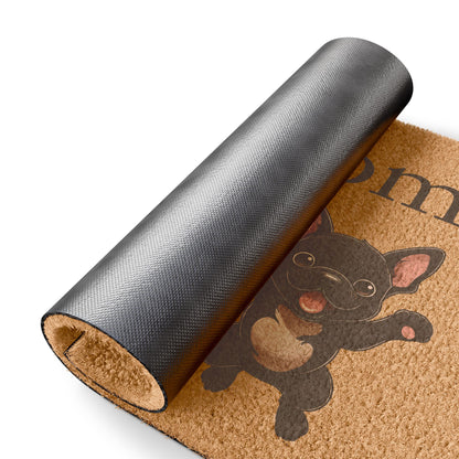 Doormat - Woofcome Funny Dogs Cute Puppies Spotted Dog Black Dog