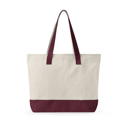 Zippered Canvas Tote, Legend Mom Dog Paw Print Bag, Pet Lover Mom Tote Bag, Cute Paw Pattern Carryall, Everyday Shopping Bag