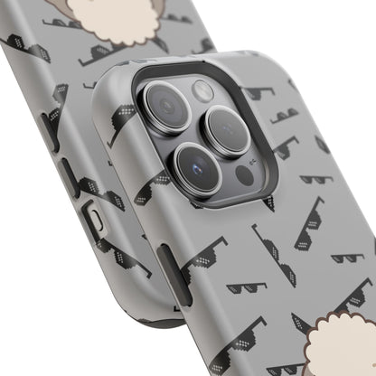 Cute Dog Magnetic Phone Case | Pet Lover Gift | Stylish Tough Cover | Cartoon Dog Print | MagSafe Compatible | Fun Phone Accessory